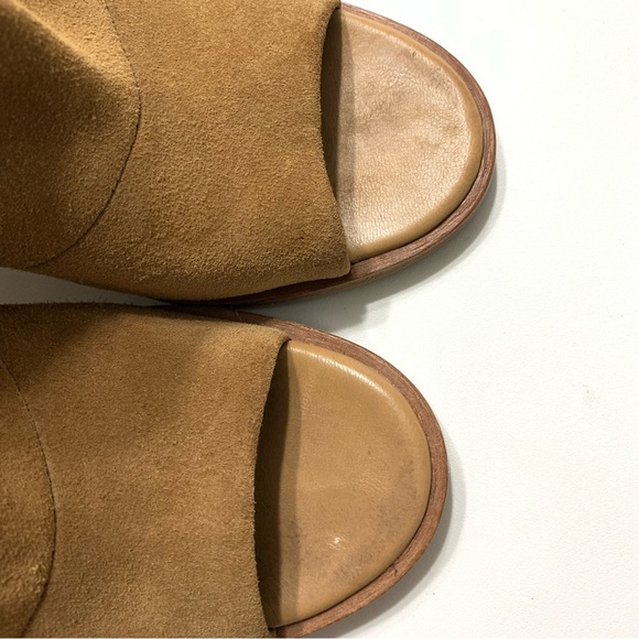 UGG Ginger Open Toe Suede Boot Ankle Bootie - Picture 11 of 16